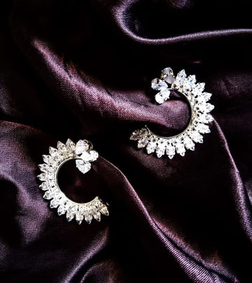 Silver Zirconia Earrings