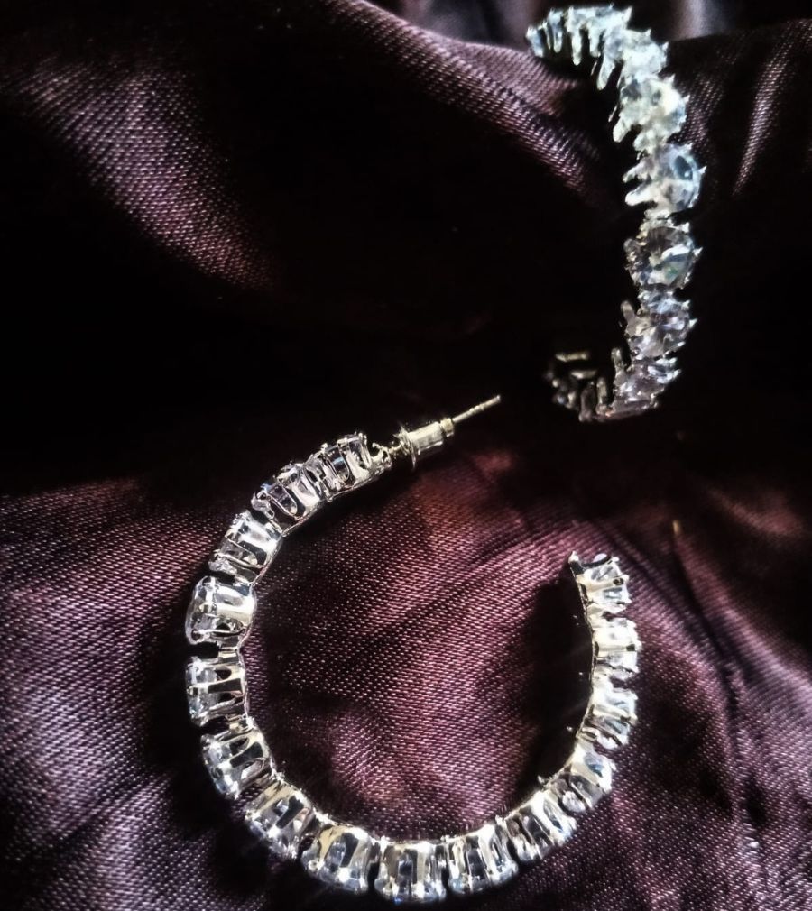 Crystal Hoops