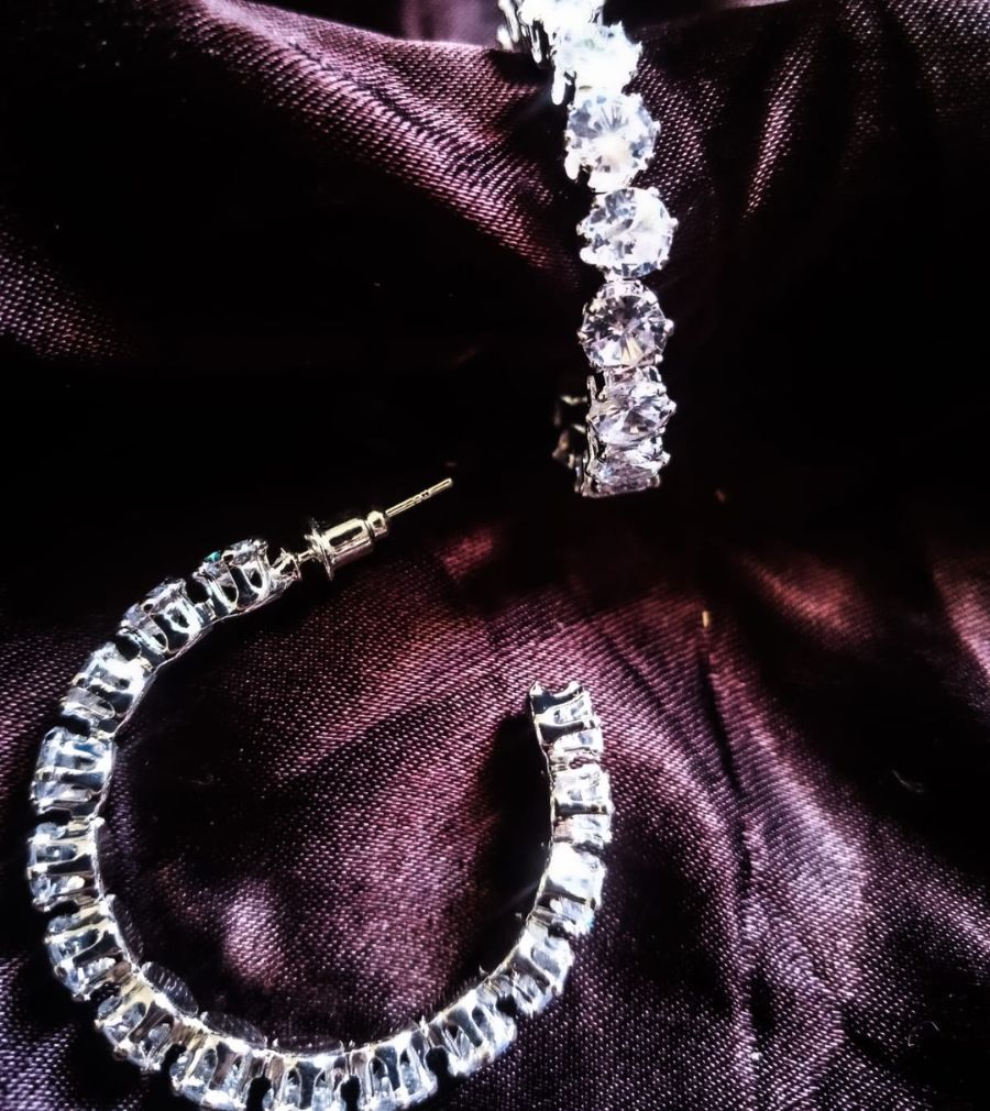 Crystal Hoops