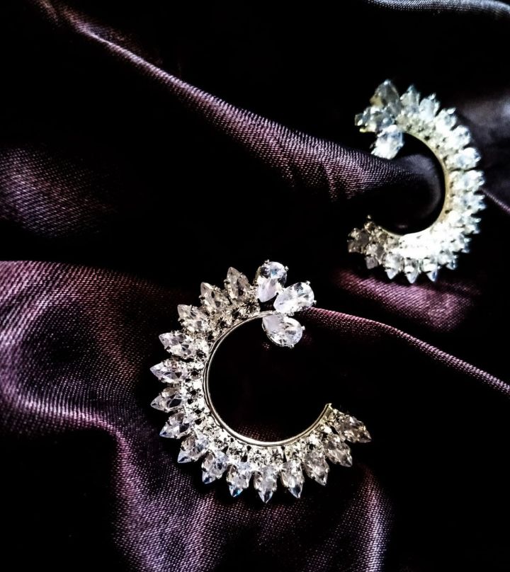 Silver Zirconia Earrings