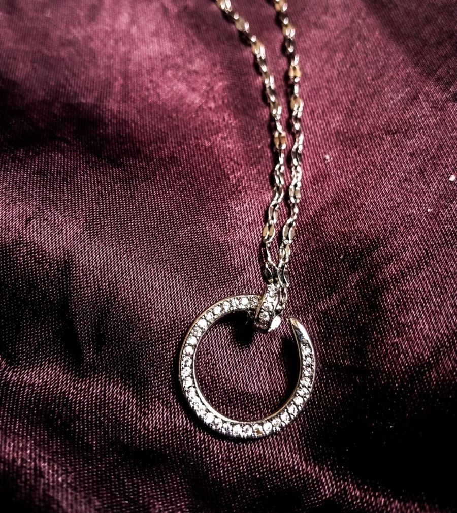 Luxury Silver Nail Necklace
